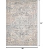 image:imageLoloi Lucia Collection LUC01 GreySunset 79 x 106 Area RugGrey  Sunset