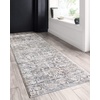 image:imageLoloi Lucia Collection LUC01 GreySunset 79 x 106 Area RugSteel  Ivory