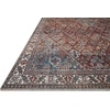 image:imageLoloi Magnolia Home by Joanna Gaines Lenna Collection LEA05 DenimSand 50 x 76 Area RugBrick  Sky
