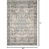 image:imageLoloi Mika Collection MIK01 GreyBlue IndoorOutdoor Area Rug 67 x 94Grey  Blue