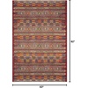 image:imageLoloi Mika Collection MIK01 GreyBlue IndoorOutdoor Area Rug 67 x 94Red  Multi