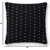 image:imageLoloi PLL0118 Black 18 x 18 Cover wDown PillowBlack