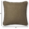 image:imageLoloi PLL0121 Ivory 22 x 22 Cover wDown PillowOlive
