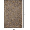 image:imageLoloi Varena Collection VAR02 BerryMulti 50 x 76 Area RugPlum  Gold