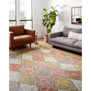 image:imageLoloi II Spectrum Collection SPE01 IvoryMulti 79 x 99 Area RugTurquoise  Fiesta