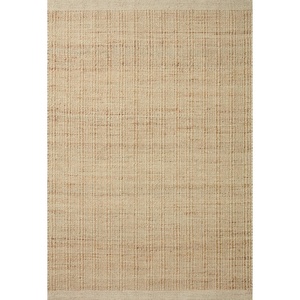 image:imageLoloi Jean Stoffer Cornwall Collection CRN01 CharcoalNatural 23 x 39 Accent RugIvory  Natural