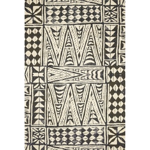image:imageLoloi Mika Collection MIK01 GreyBlue IndoorOutdoor Area Rug 67 x 94Whiteblack