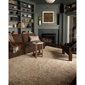 image:imageLoloi Newman Collection NEW02 Dark TaupeNatural 710 x 102 37 Pile Height Area Rug Soft Durable NonShedding Easy Clean Rug for Living RoomWheat  Natural