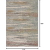 image:imageLoloi Bowery Collection BOW05 BeigePepper 67 x 97 Area RugPebble  Multi