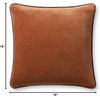 image:imageLoloi Chris Loves Julia Liza Collection PCJ0020 Rust 18 x 18 Cover wDown Pillow