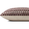 image:imageLoloi Chris Loves Julia Poe Collection PCJ0019 Burgundy 18 x 18 Cover Only PillowCover wDown