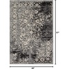 image:imageLoloi Emory Collection EB01 BlackIvory 310 x 57 Accent RugBlack  Ivory