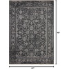 image:imageLoloi II Vance Collection VAN10 TaupeBrown 27 x 100 Runner RugBlack  Dove