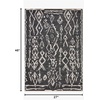 image:imageLoloi II Vance Collection VAN10 TaupeBrown 27 x 100 Runner RugCharcoal  Cream