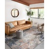 image:imageLoloi Maeve Collection MAE01 SilverApricot 53 x 78 Area RugSilver  Apricot