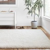 image:imageLoloi Mila Shag Collection MIL01 Taupe 50 x 76 Area RugWhite