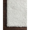 image:imageLoloi Mila Shag Collection MIL01 Taupe 50 x 76 Area RugWhite