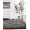 image:imageLoloi Mila Shag Collection MIL01 Taupe 50 x 76 Area RugWhite