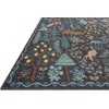 image:imageLoloi Rifle Paper Co Menagerie Black 76 x 96 Area Rug