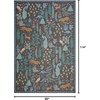 image:imageLoloi Rifle Paper Co Menagerie Black 76 x 96 Area Rug