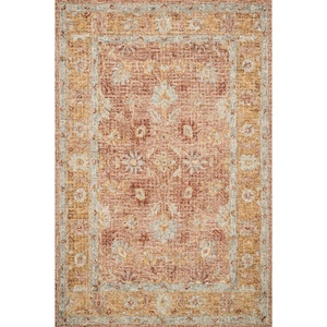 image:imageLoloi Julian 50 x 76 Area Rug in SpaSpa  Classic Design Indoor Rug AntiqueInspired Modern Rug for Living Room Bedroom Entryway amp Hallyway Dining AreasTerracotta  Gold