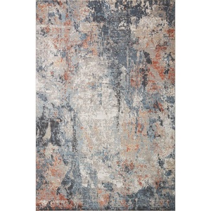 image:imageLoloi Maeve Collection MAE01 SilverApricot 53 x 78 Area RugSilver  Apricot