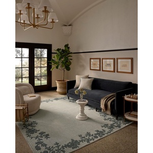image:imageLoloi Magnolia Home by Joanna Gaines Winslet Collection WNS01 LatteNavy 50 x 76 Area RugDenim  Ivory