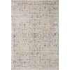 image:imageLoloi Leigh Collection LEI04 SilverMulti 53 x 76 Area RugIvory  Multi