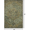 image:imageLoloi Victoria Area Rug 50 x 76 SlateTerracottaDark Green  Tobacco
