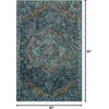 image:imageLoloi Victoria Area Rug 50 x 76 SlateTerracottaTeal  Multi