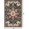 image:imageLoloi Victoria Area Rug 50 x 76 SlateTerracottaTeal  Raspberry