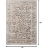 image:imageLoloi Theory Collection THY08 CharcoalGrey Transitional Runner Rug 27 x 13Brownlight Brown