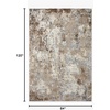 image:imageLoloi Theory Collection THY08 CharcoalGrey Transitional Runner Rug 27 x 13Dove  Bark