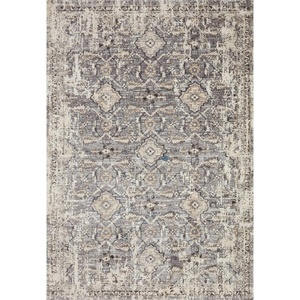 image:imageLoloi Theory Collection THY08 CharcoalGrey Transitional Runner Rug 27 x 13Natural  Grey