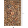 image:imageLoloi Padma 50 x 76 Area Rug in CharcoalMulti  Vintage Inspired Abstract Rug with Thick Pile Neutral Wool for Living Room Dining Area Bedroom Home OfficeCharcoal  Multi