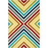 image:imageLoloi Rugs PALMPM01ML003656 Palm Springs IndoorOutdoor Area Rug 3Feet6Inch by 5Feet6Inch Azure36 x 56 Rectangular
