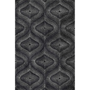 image:imageLoloi Boca Collection BH04 BlackGrey IndoorOutdoor Area Rug 93 x 13
