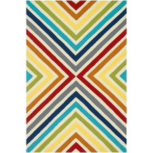 image:imageLoloi Rugs PALMPM01ML003656 Palm Springs IndoorOutdoor Area Rug 3Feet6Inch by 5Feet6Inch Azure36 x 56 Rectangular