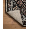 image:imageLoloi Rifle Paper Co Laurel Cream 92 x 122 Area RugBlack  Multi