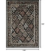 image:imageLoloi Rifle Paper Co Laurel Cream 92 x 122 Area RugBlack  Multi