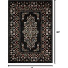 image:imageLoloi Rifle Paper Co Laurel Cream 92 x 122 Area RugBlack