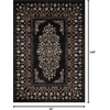 image:imageLoloi Rifle Paper Co Laurel Cream 92 x 122 Area RugBlack