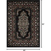 image:imageLoloi Rifle Paper Co Laurel Cream 92 x 122 Area RugBlack