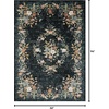 image:imageLoloi Rifle Paper Co Laurel Cream 92 x 122 Area RugDark Navy