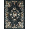 image:imageLoloi Rifle Paper Co Laurel Cream 92 x 122 Area RugDark Navy