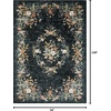 image:imageLoloi Rifle Paper Co Laurel Cream 92 x 122 Area RugDark Navy