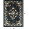 image:imageLoloi Rifle Paper Co Laurel Cream 92 x 122 Area RugDark Navy