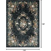 image:imageLoloi Rifle Paper Co Laurel Cream 92 x 122 Area RugDark Navy