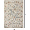 image:imageLoloi Rifle Paper Co Laurel Cream 92 x 122 Area RugIvory