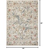 image:imageLoloi Rifle Paper Co Laurel Cream 92 x 122 Area RugIvory